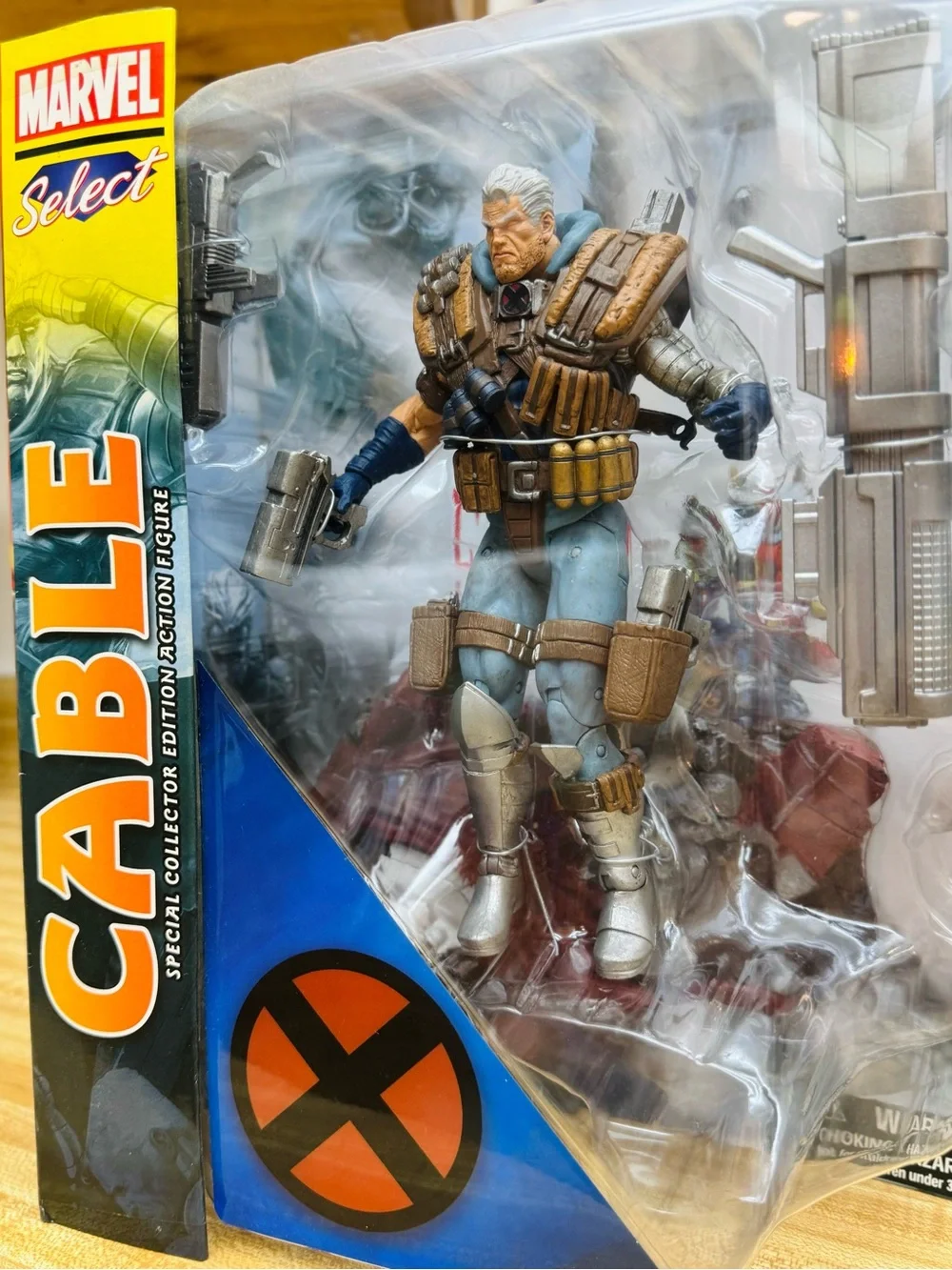 NWT Marvel Special Collector Edition « Cable «  action figure VTG, sealed!